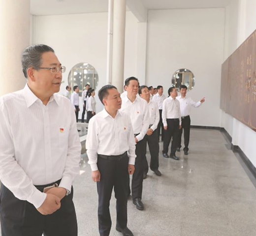 李锦斌带领省委常委集体到金寨县开展革命传统教育