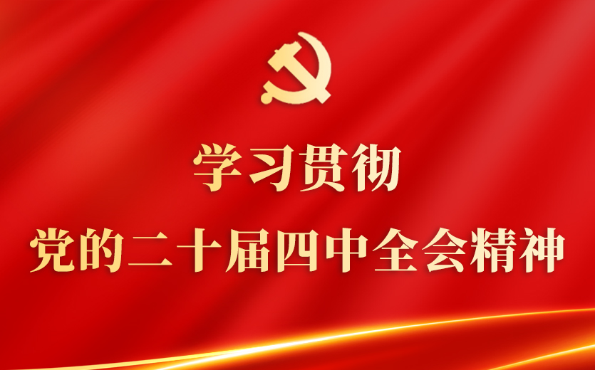 學習貫徹黨的二十屆四中全會精神